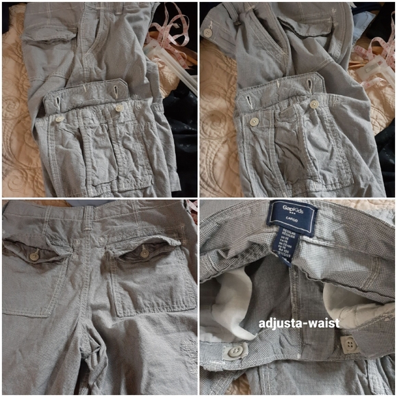 Gap Kids SIZE 14 Long Cargo Shorts - Picture 5 of 16